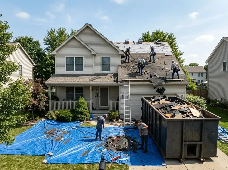 roof-replacement-debris-remova-004 — frequently asked questions, Cheapest Dumpster Rentals in Rochester, IN